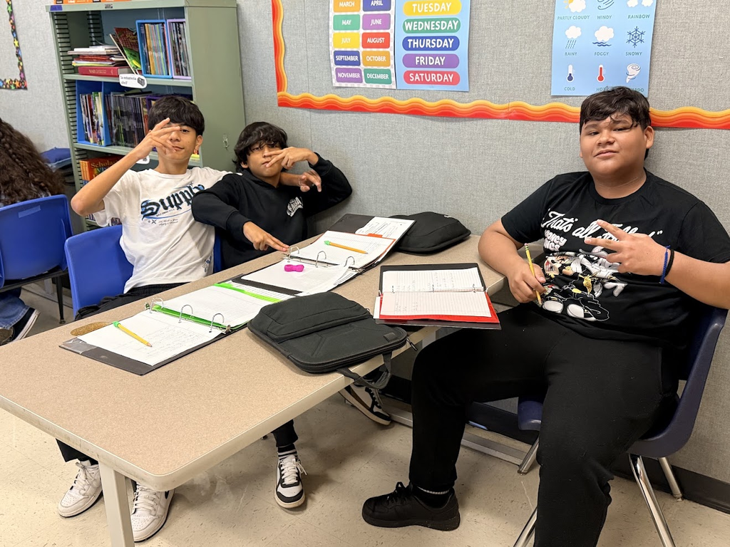 Newcomers doing great work with Ms. Fernandez and Ms. Brooke!
