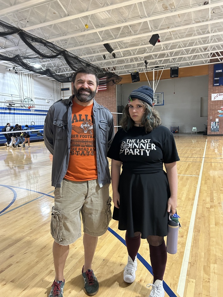 What year is it? The middle school staff and students dressed up for Throwback Thursday!