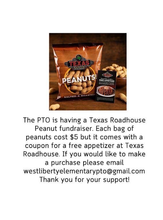 PTO Texas Roadhouse Peanut Fundraiser