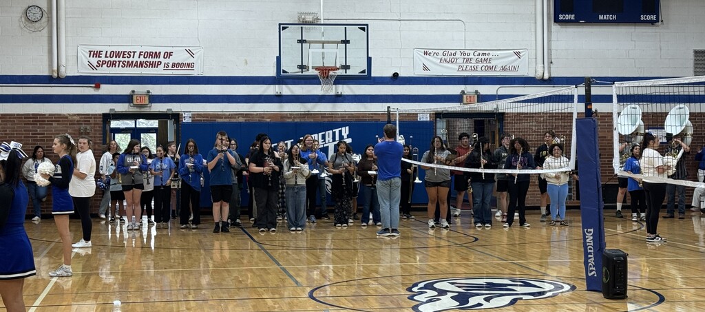 Friday's Homecoming Pep Rally at the middle school was a blast! Thank you to our junior high band and the cheerleaders and dancers for raising our school spirit!
