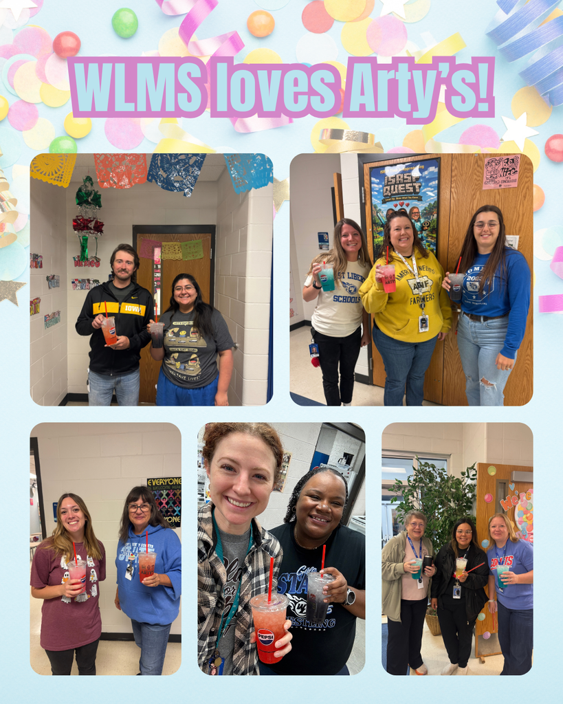 WLMS is feeling fueled up this Friday, much thanks to Arty's!! Shoutout to Ms. Fernandez for winning the giveaway for us  to enjoy :)