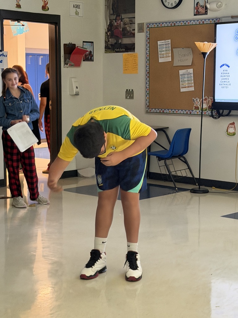 Ms. Escorcia's  classes read part of a “Twilight Zone” script. 5th period, in particular, enjoyed it so much, they staged a small play production of the excerpt to perform for Ms. Fernandez's 5th period class!