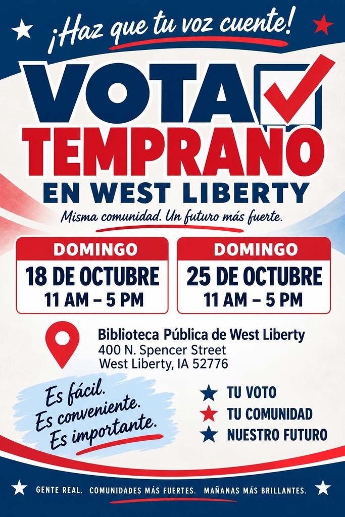 WL Early Voting Spanish Flyer