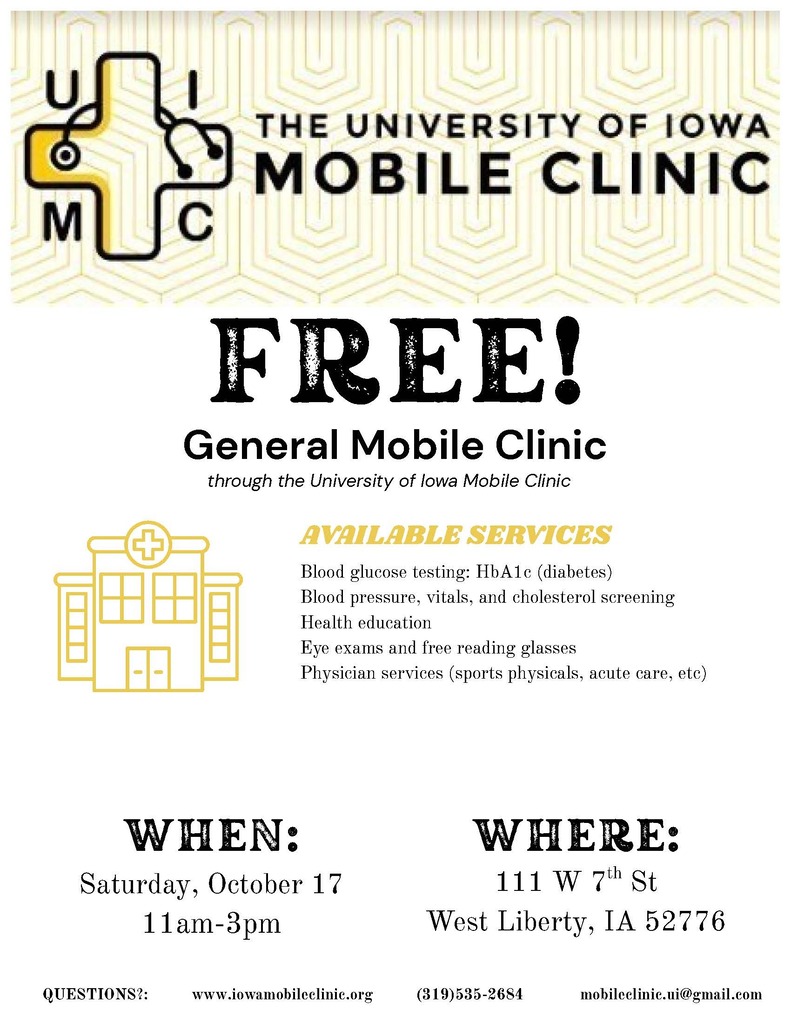 October 17th Mobile Clinic Flyer English