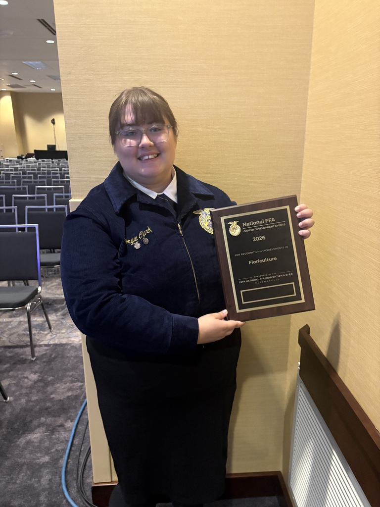 Georgia Clark - Gold top 40 at National Convention