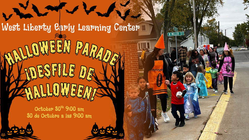 ELC Halloween Parade - October 30th at 9:00 am
