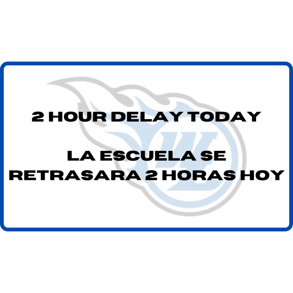 2 Hour Delay Today