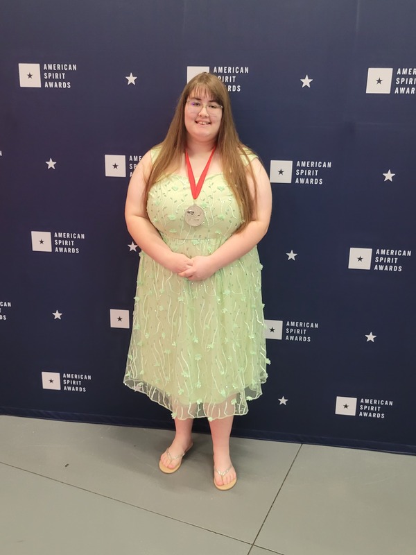 Georgia Clark at Billy Michal Student Leadership award Banquet
