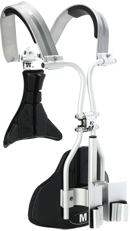 Contour Hinge Monoposto SFZTM Snare Marching Carrier with Quick Release ABS