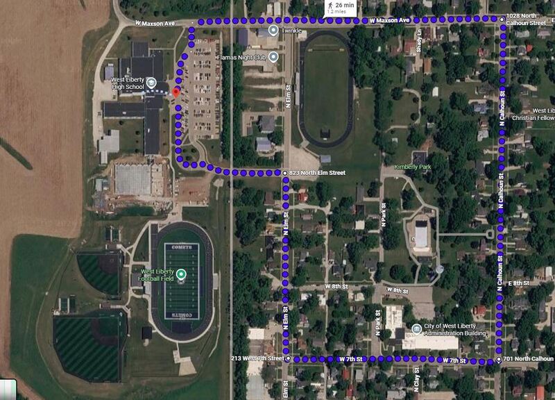 Homecoming Parade Route