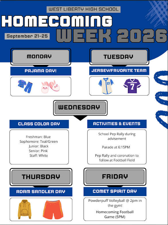 2026 High School Homecoming Dress Up Days