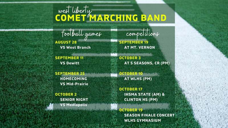 2026 Comet Marching Band Season