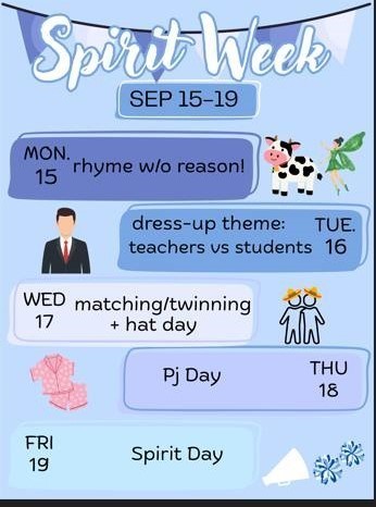 Middle School 2025 Dress Up Days