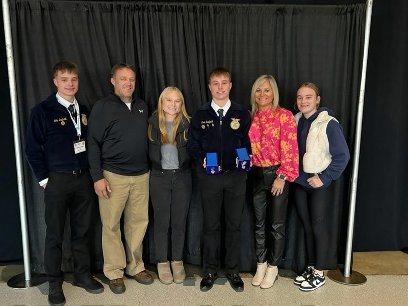 Cael Daufeldt With His Family