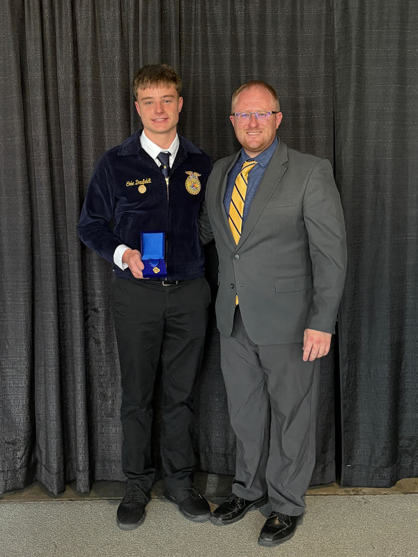 Cole Daufeldt 2025 Reserve National Champion in Turf Management