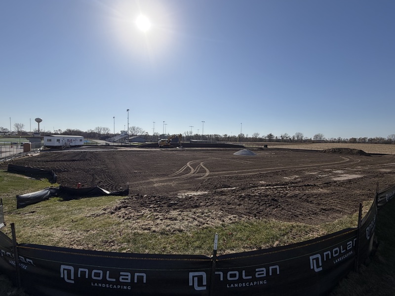 Indoor facility dirt work