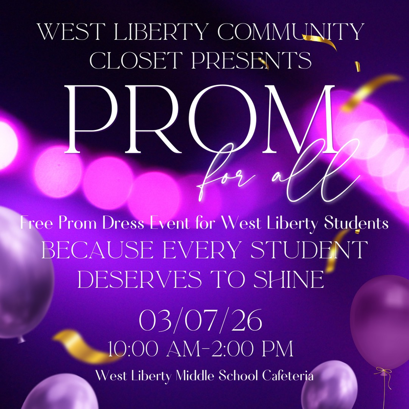 West Liberty Community Closet Prom for All