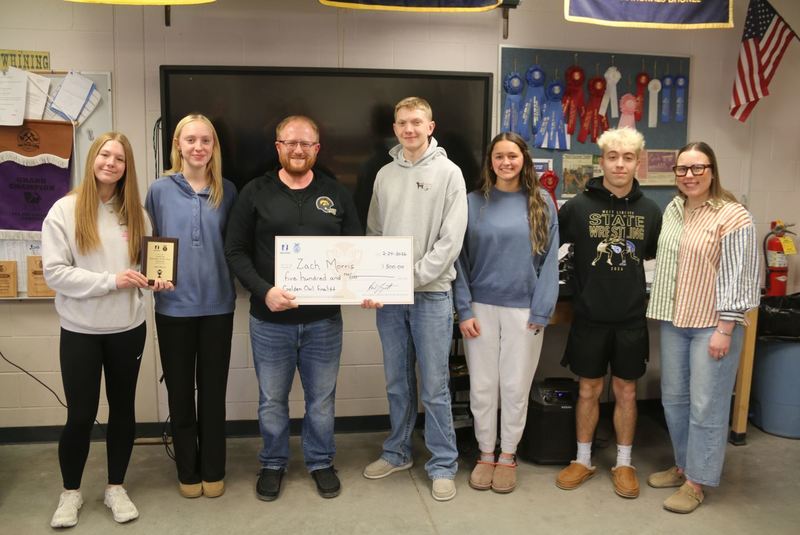 Mr. Morris is a finalist for the Golden Owl Award