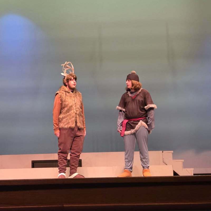 Frozen Jr Dress rehearsal