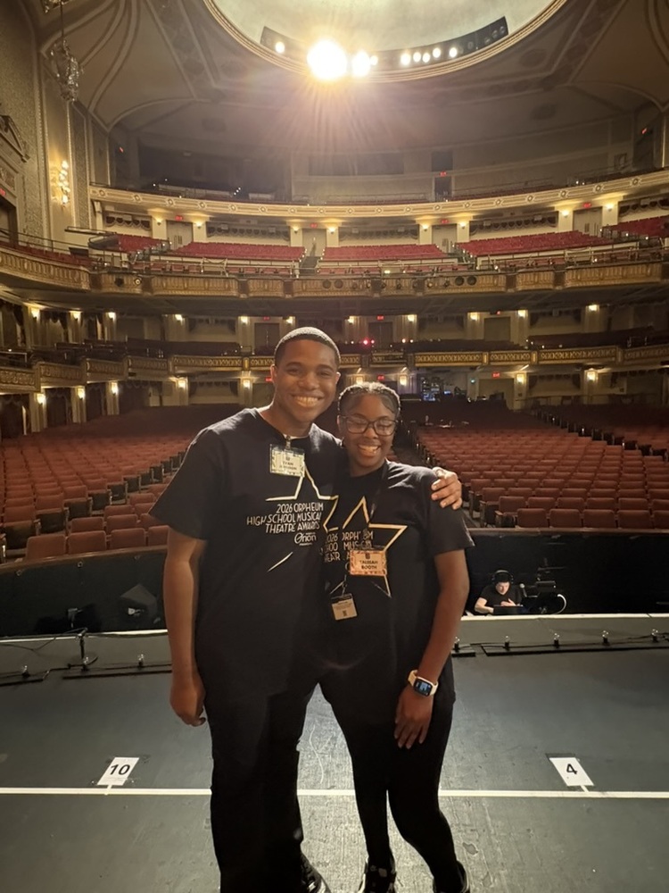 AWM Students Evan Johnson and Taleeah Booth at Orpheum Theatre