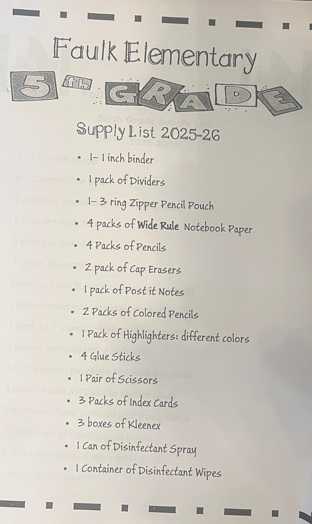 List