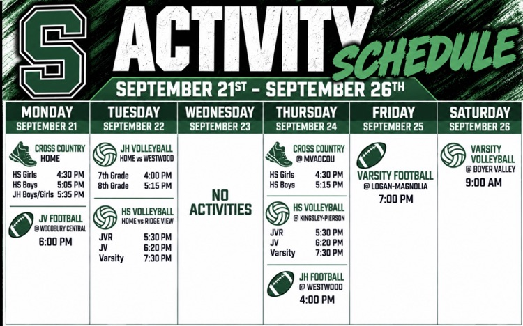 activity schedule