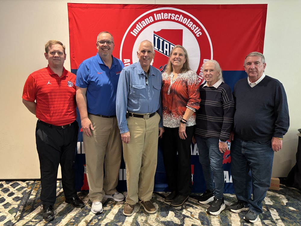 randy and becky younce at the iiaaa awards banquet with four others