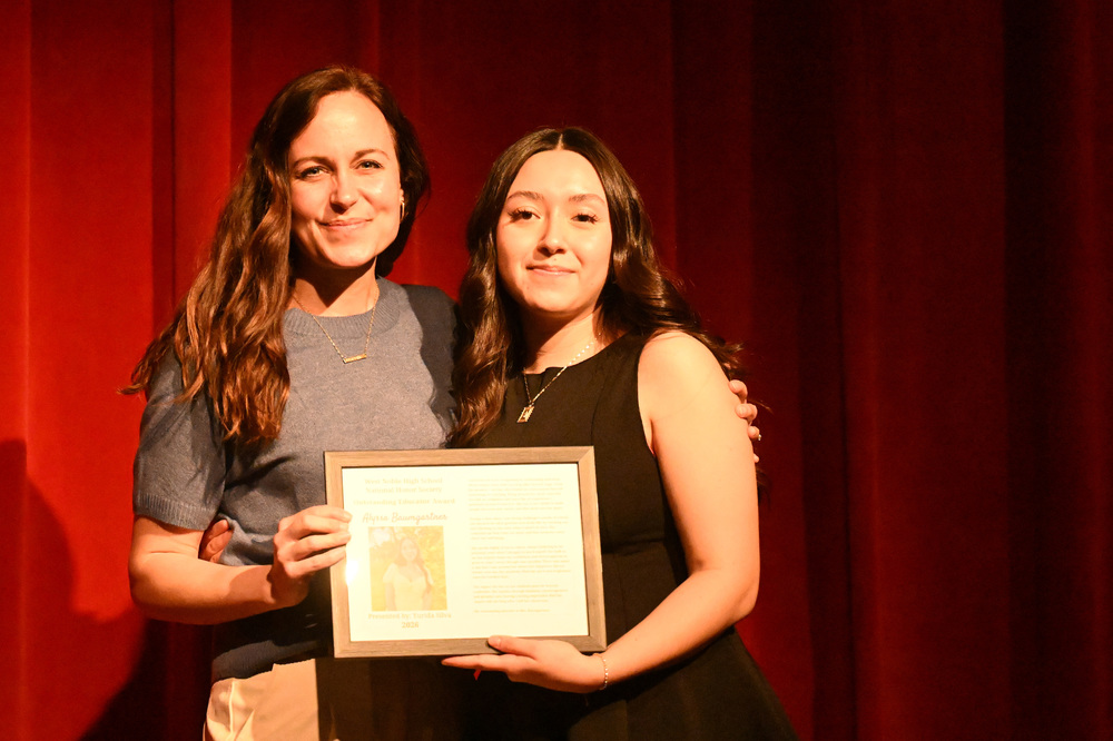 alyssa and yurida at nhs awards