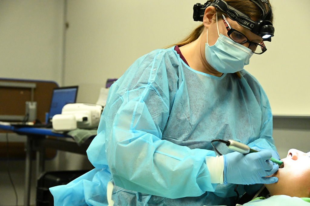 mobile dentist at west noble high school