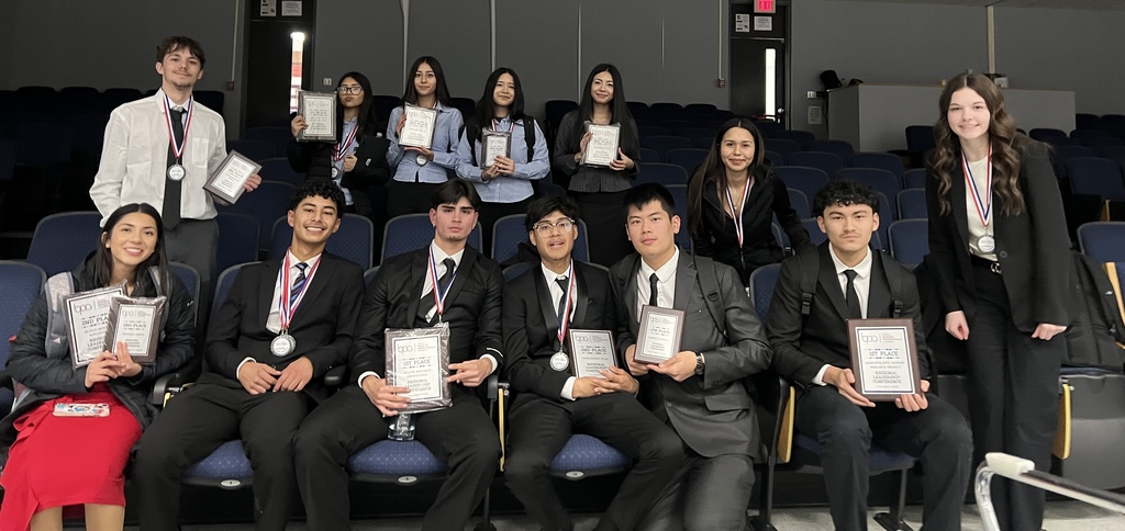 bpa students from west noble with awards