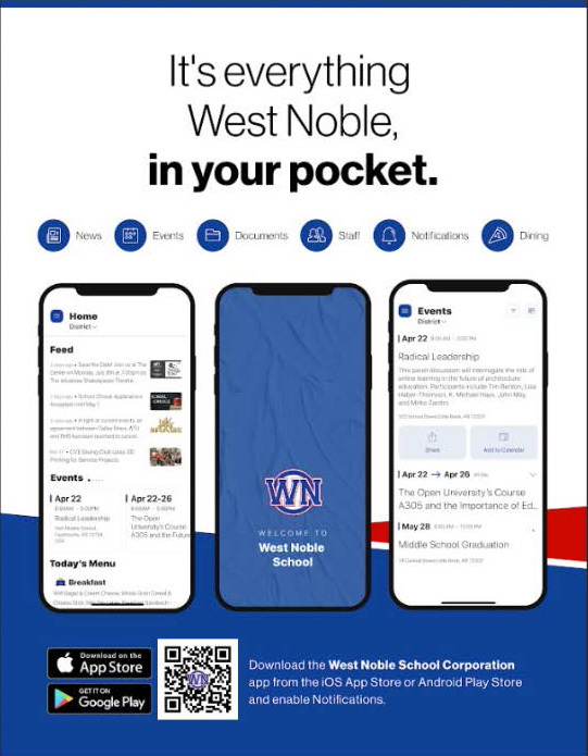 west noble app advertisement