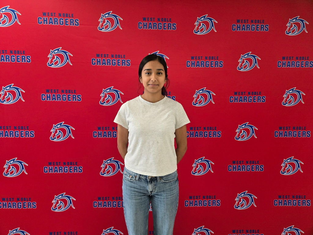 gimena aguilar posing for track