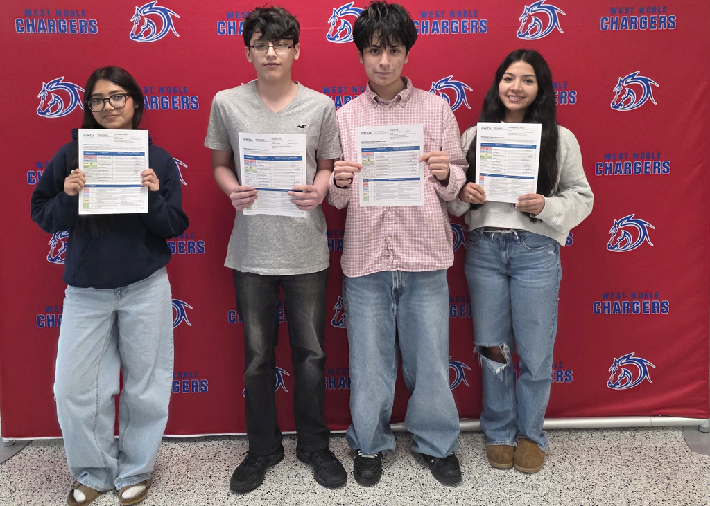 west noble students who passed the wida exam