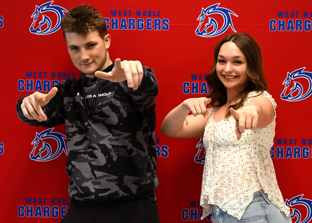 two people posing for a picture