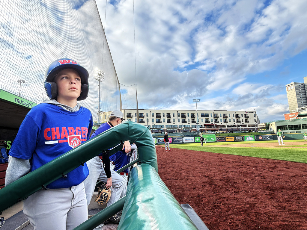 batboy at baseball game