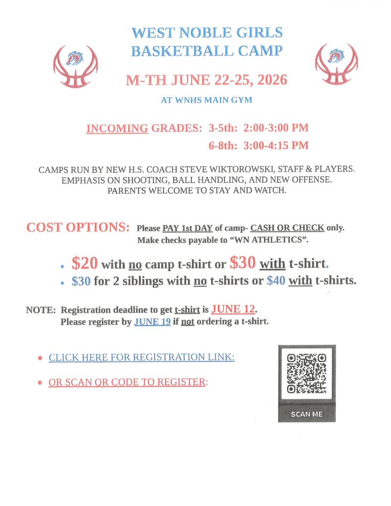 signup form for a basketball camp