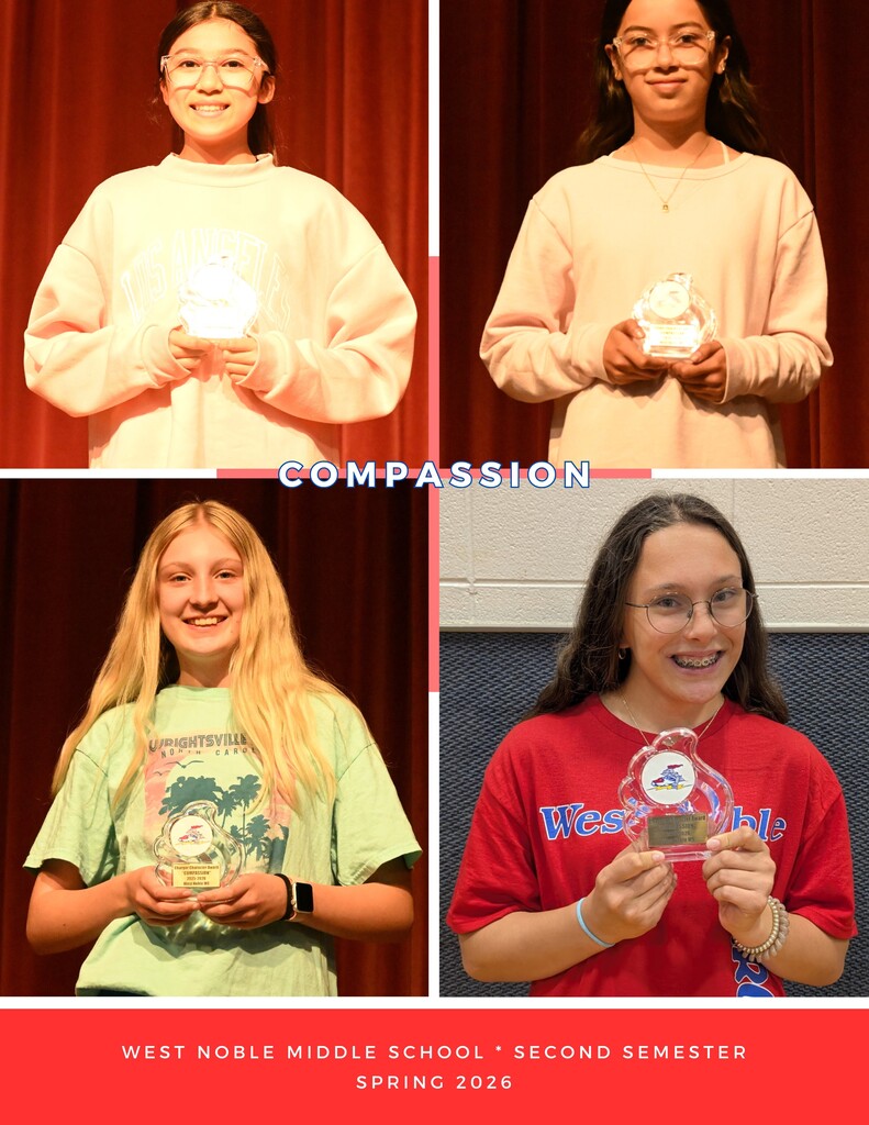 middle school award winners