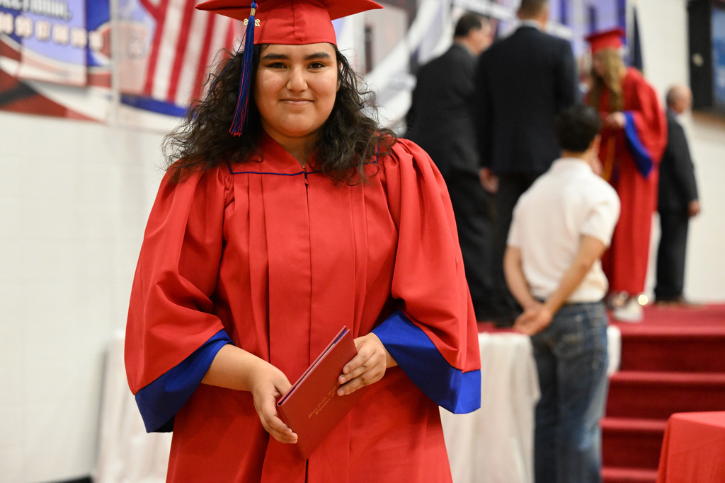 a student at graduation