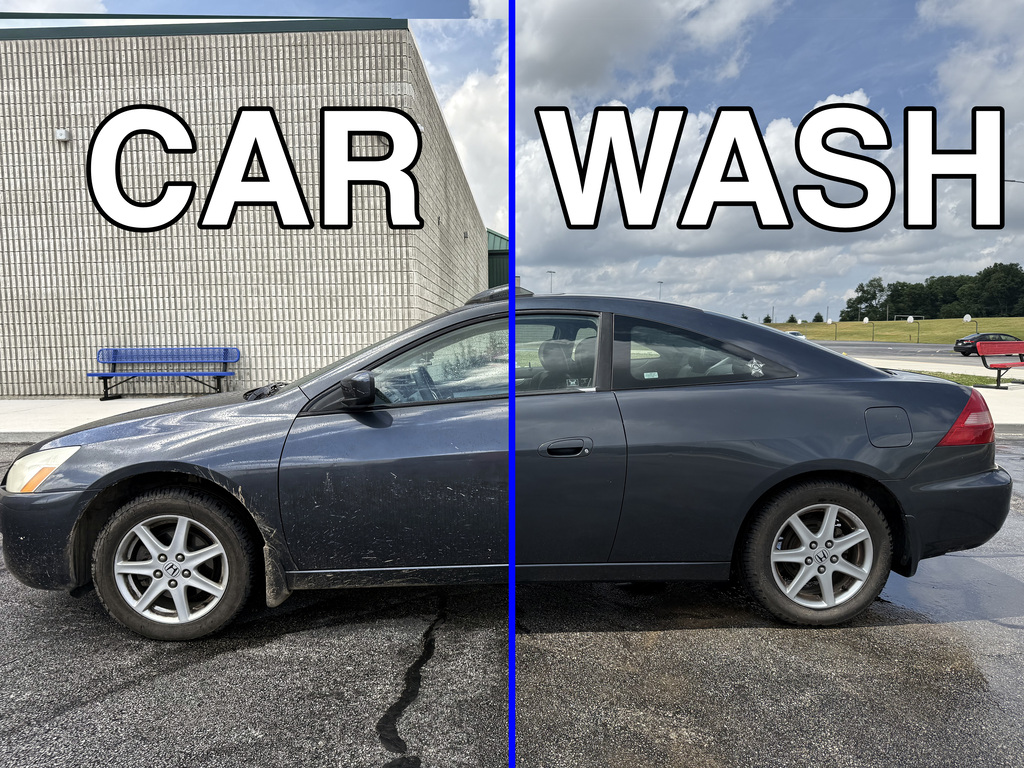 car wash graphic