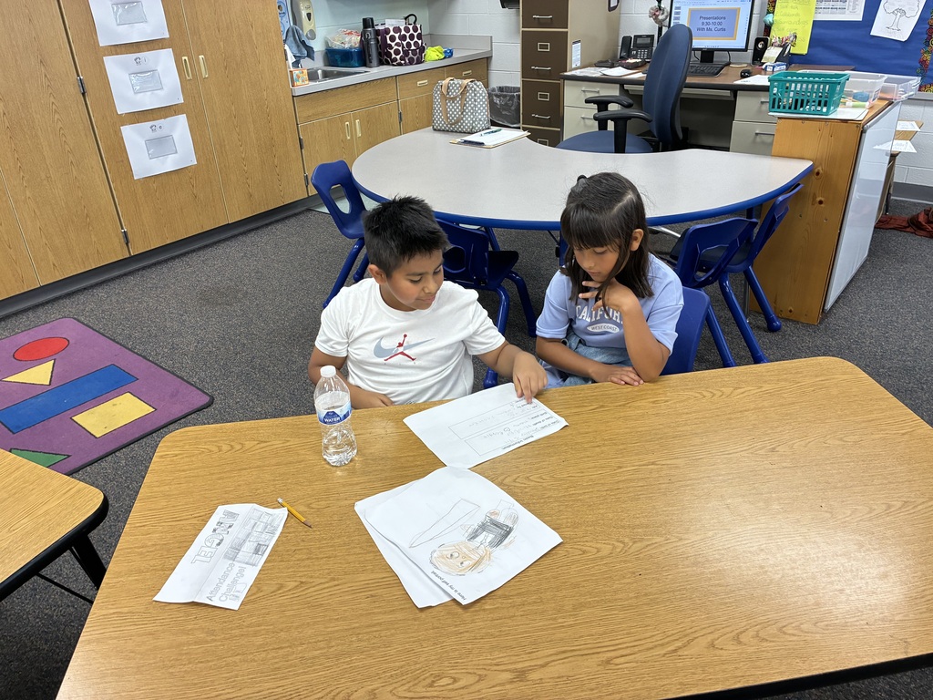 students in a group working on presentations