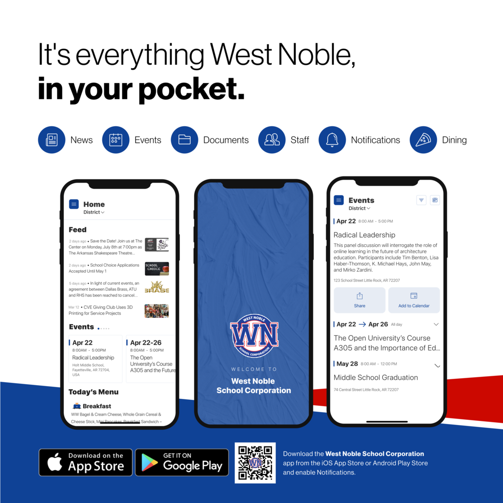 a graphic for the school app