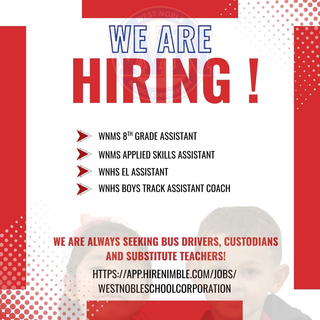 job listings with two kids on it and words
