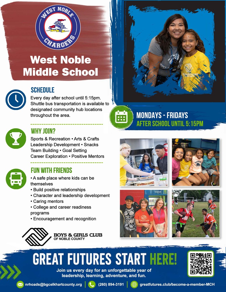 boys and girls club flier in english