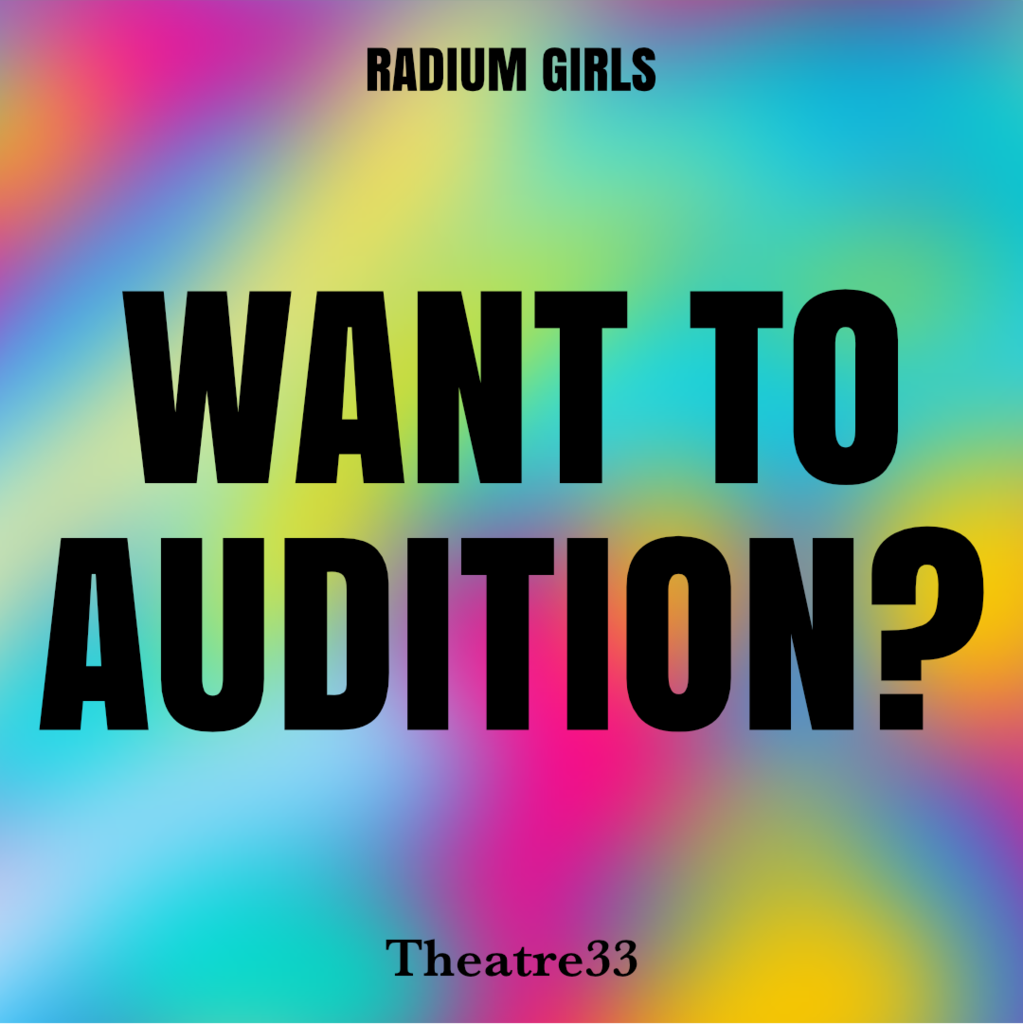 radium girls with tie dye background