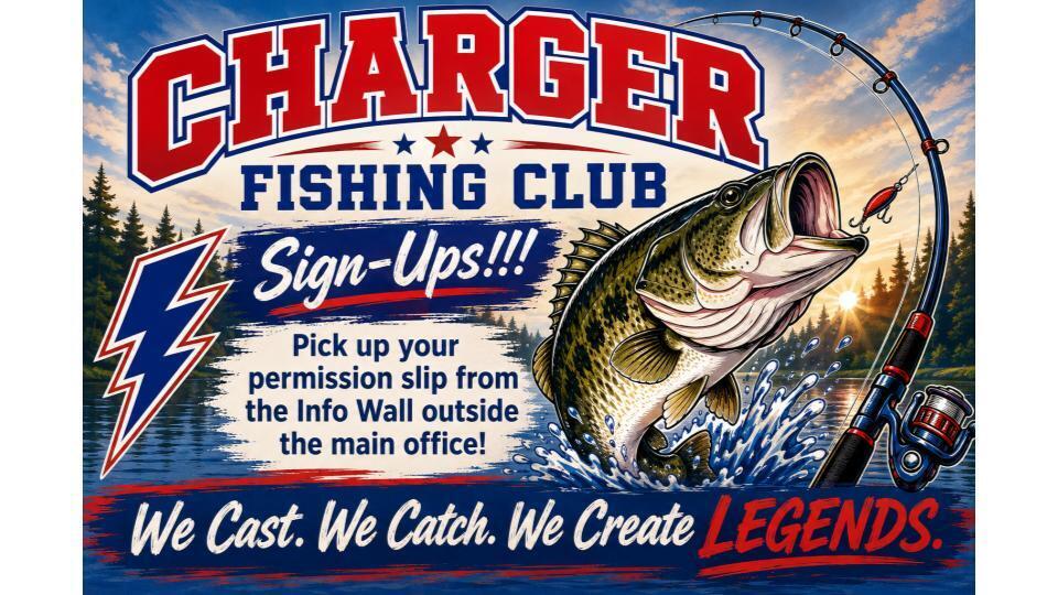 charger fishing club flier