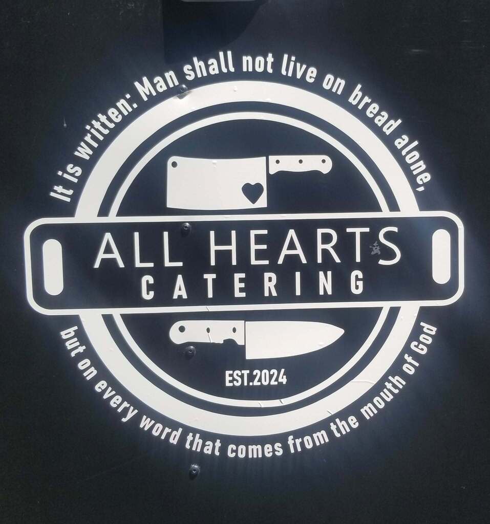 all hearts catering logo