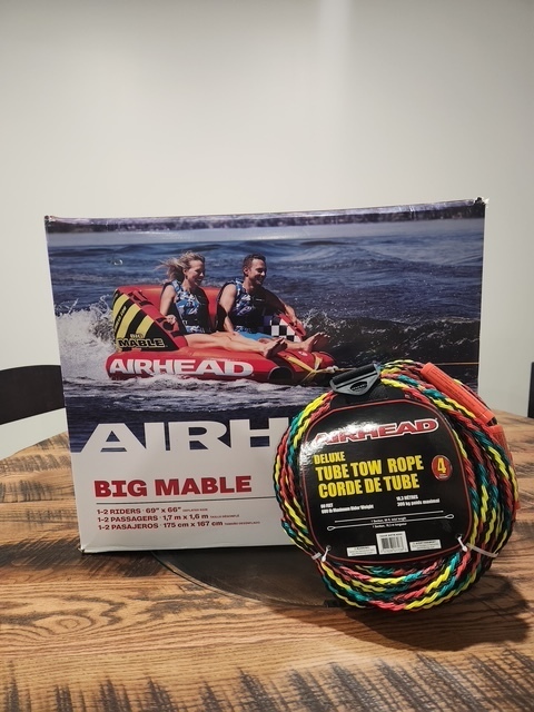 auction item intertube pull rope