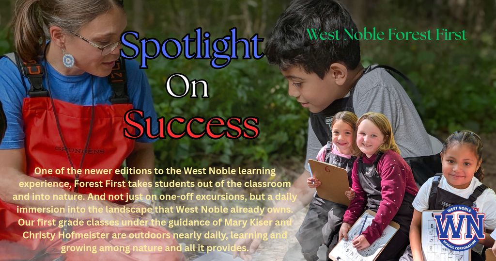 a graphic with people learning outside among description text boxes