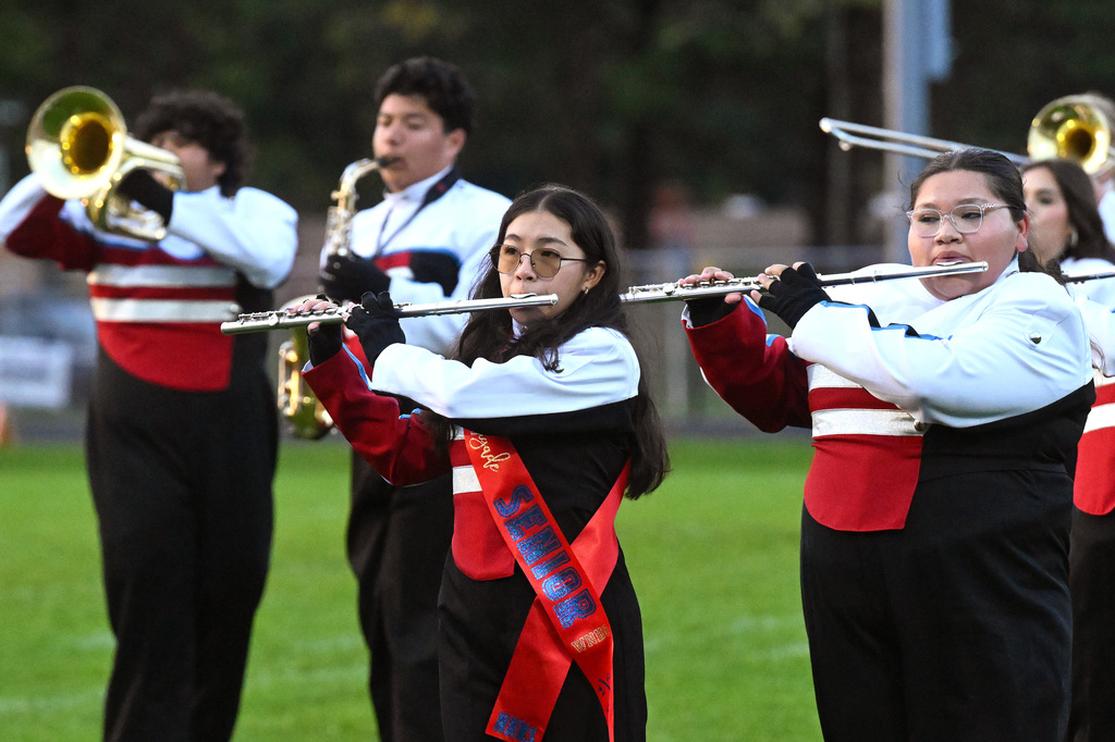 the band playing music