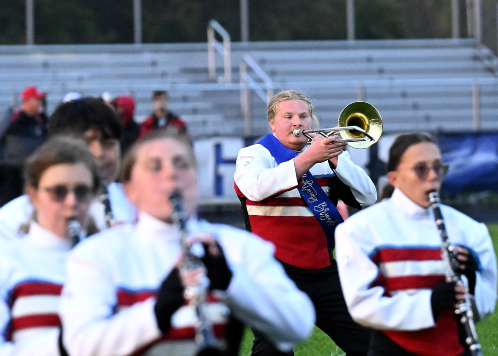 the band playing music
